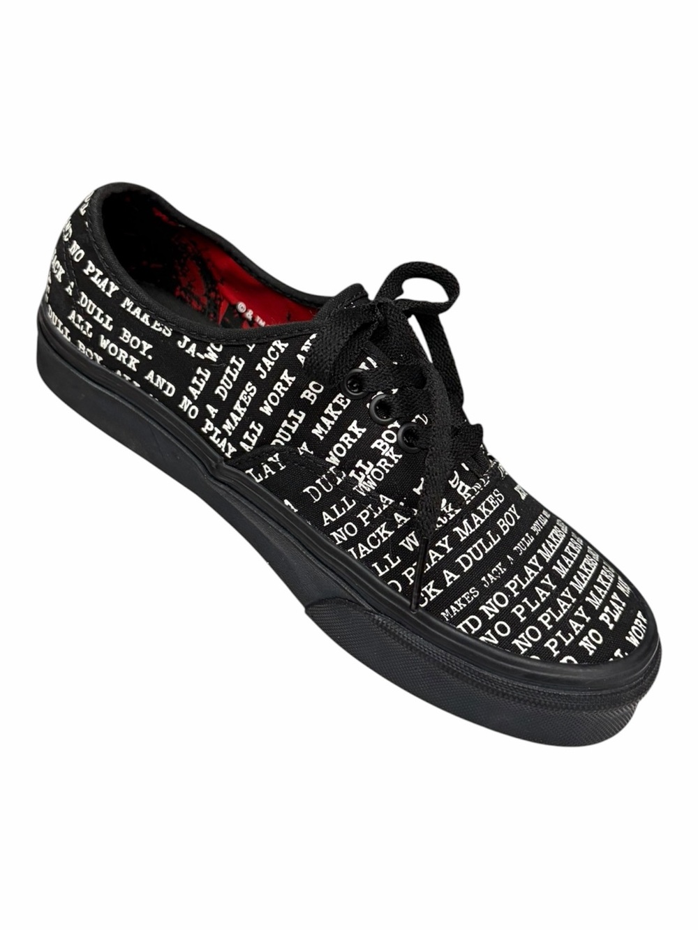 Vans x House of Terror The Shining Sneakers Size 8 Women “All Work and No Play”